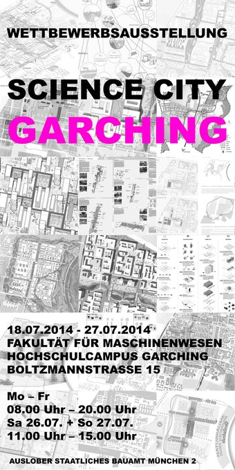 Plakat Science-City-Garching Ausstellung