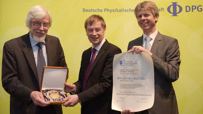 Prof. Herbert Spohn erhält die Max-Planck-Medaille