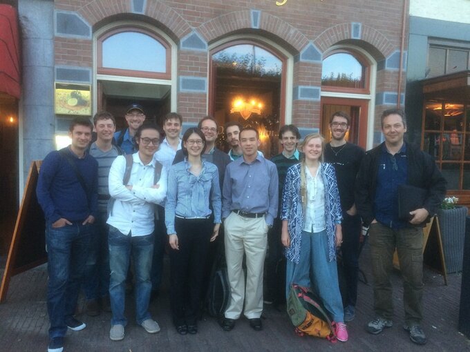 The H0LiCOW group in Leiden for the GravLens 2016 meeting.