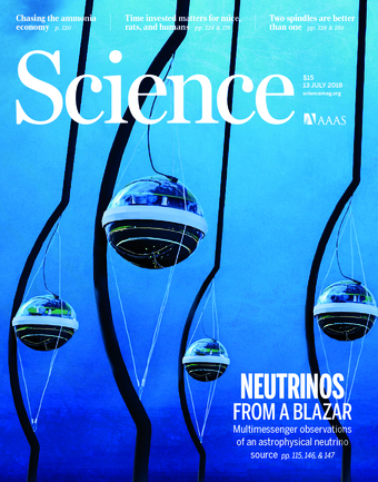 Cover image Science magazine