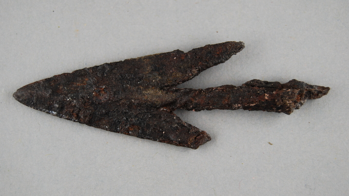 arrowhead from the iron age
