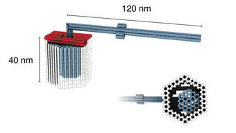 Rotor mechanism assembled from 3-D DNA components